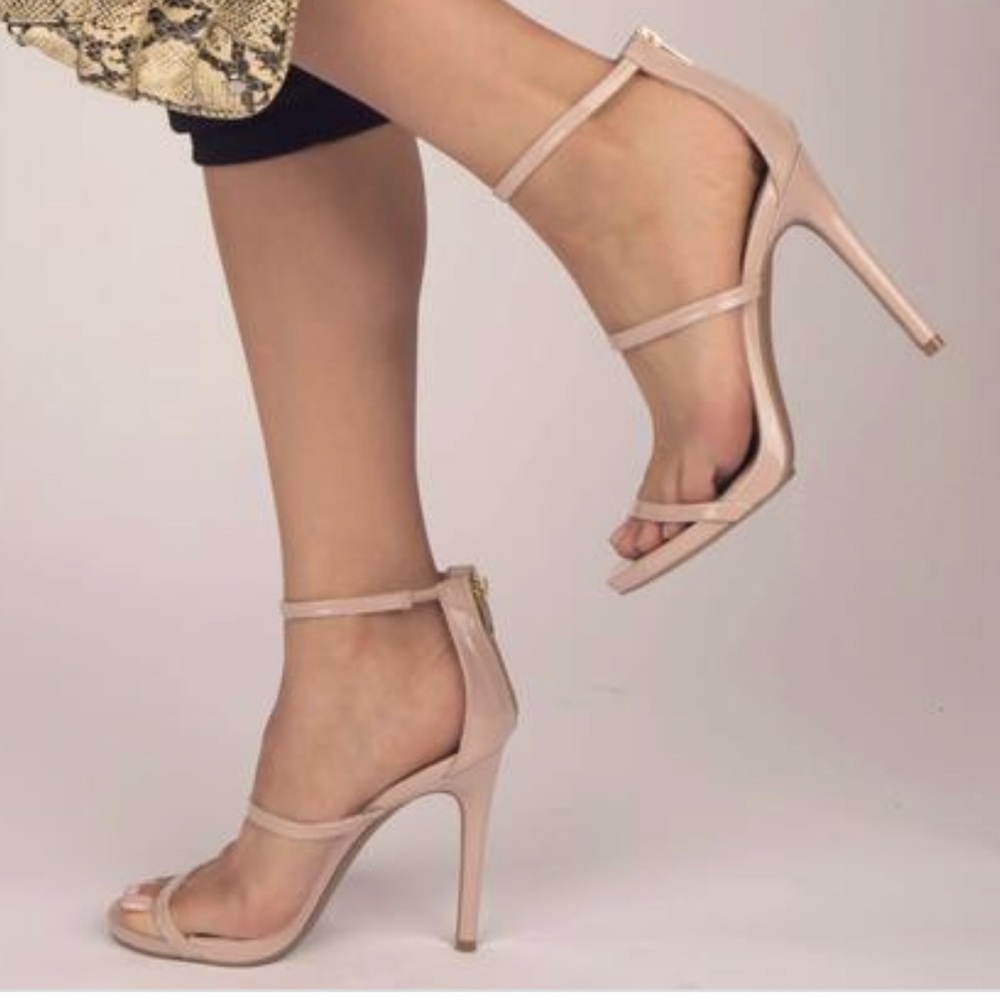 Nude Triple Band Heel